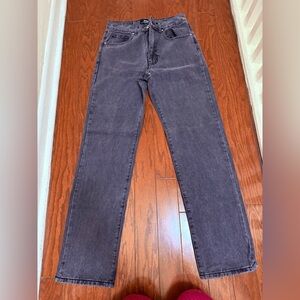 Cotton on womens  Dark Gray Straight Jeans size 2‎
